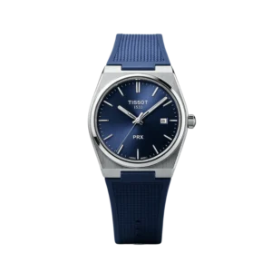 tissot prx 40mm blue (bracelet silicone)