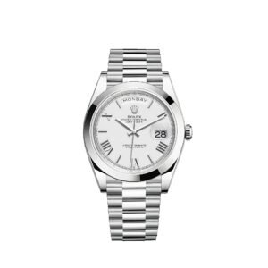 rolex oyster perpetual day date 40 white