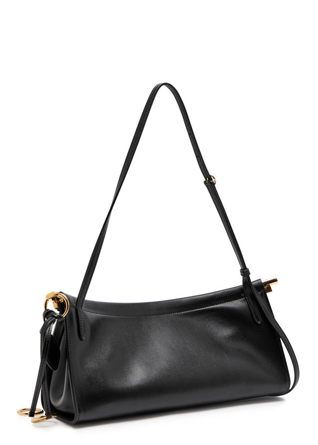 sac alaÏa east west medium leather black sac alaÏa east west medium leather black