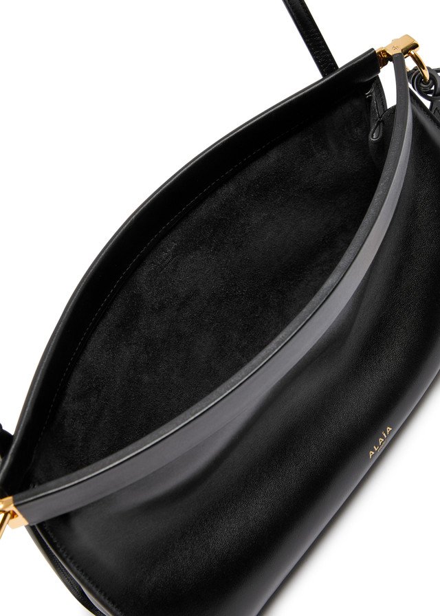 sac alaÏa east west medium leather black sac alaÏa east west medium leather black