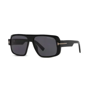 lunette tom ford turner shiny black/smoke