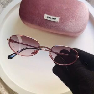 lunette miu miu metal rose