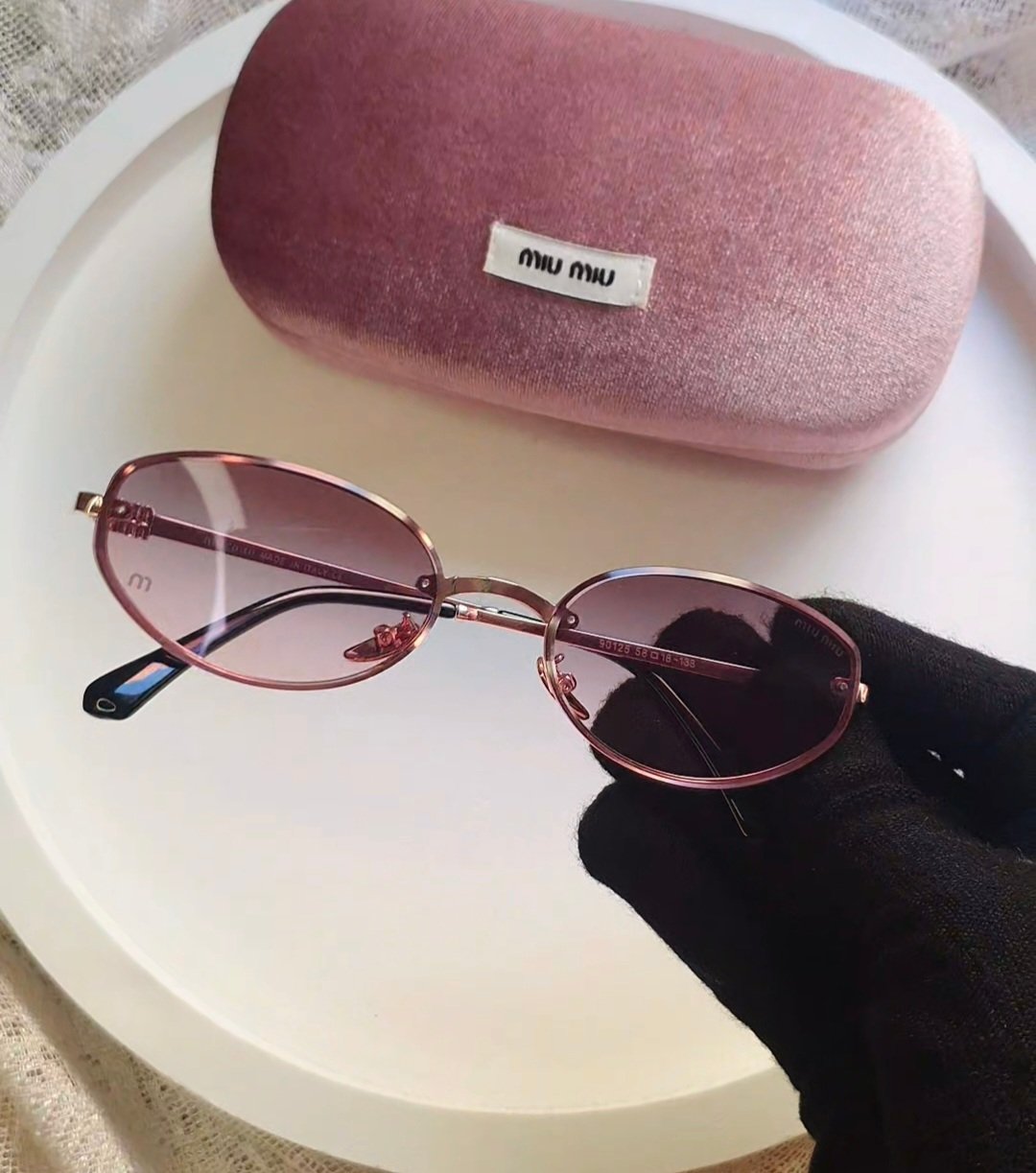 lunette miu miu metal rose lunette miu miu metal rose