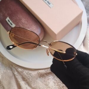 lunette miu miu metal rose